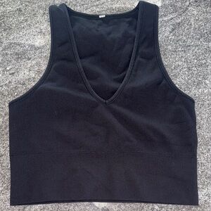 Aurora Crop Rib Tank